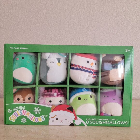 Squishmallows 4-inch Ornament Plush 8-pack Assorted NIB - Picture 2 of 6